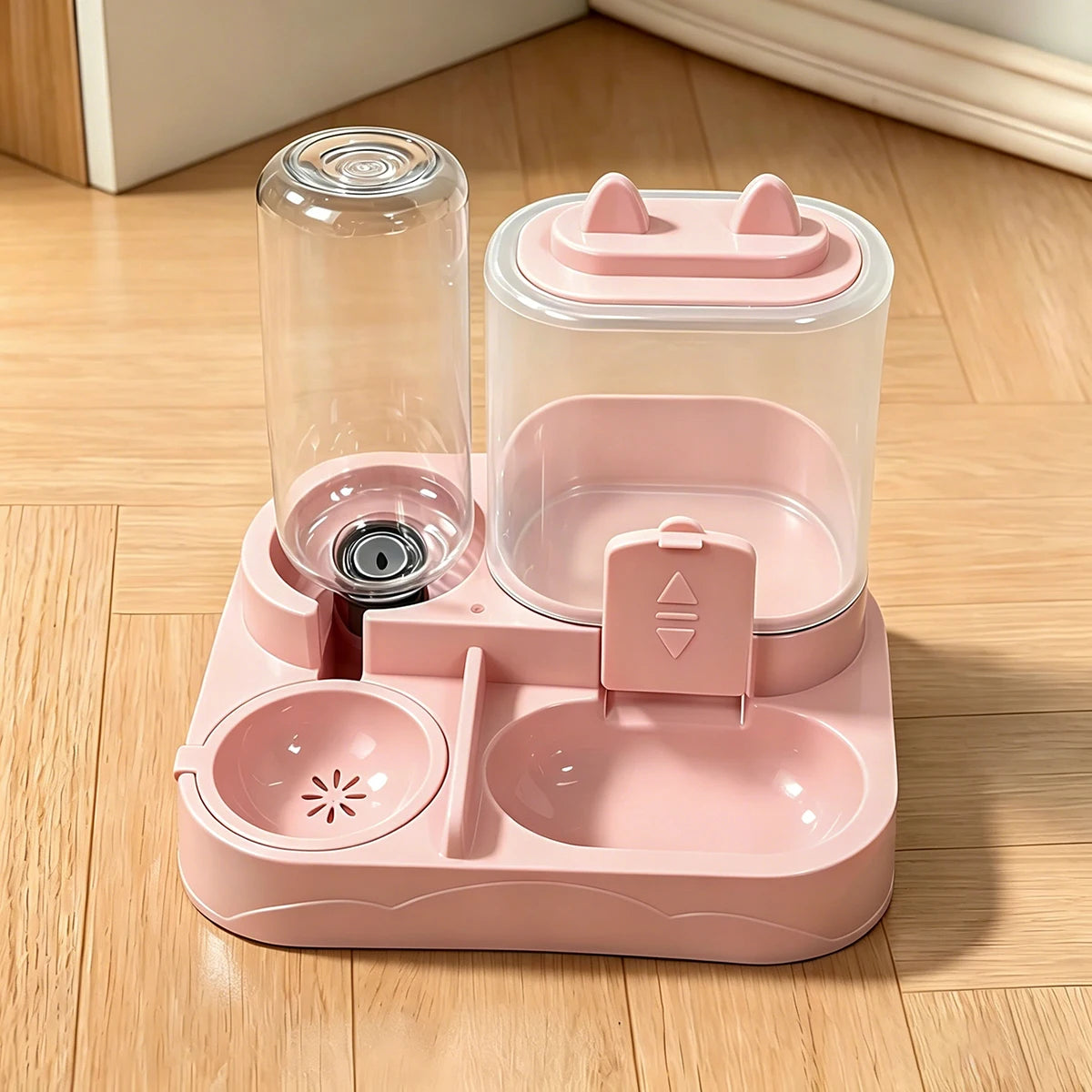Large Capacity Pet Feeder And Water Dispenser For Pets