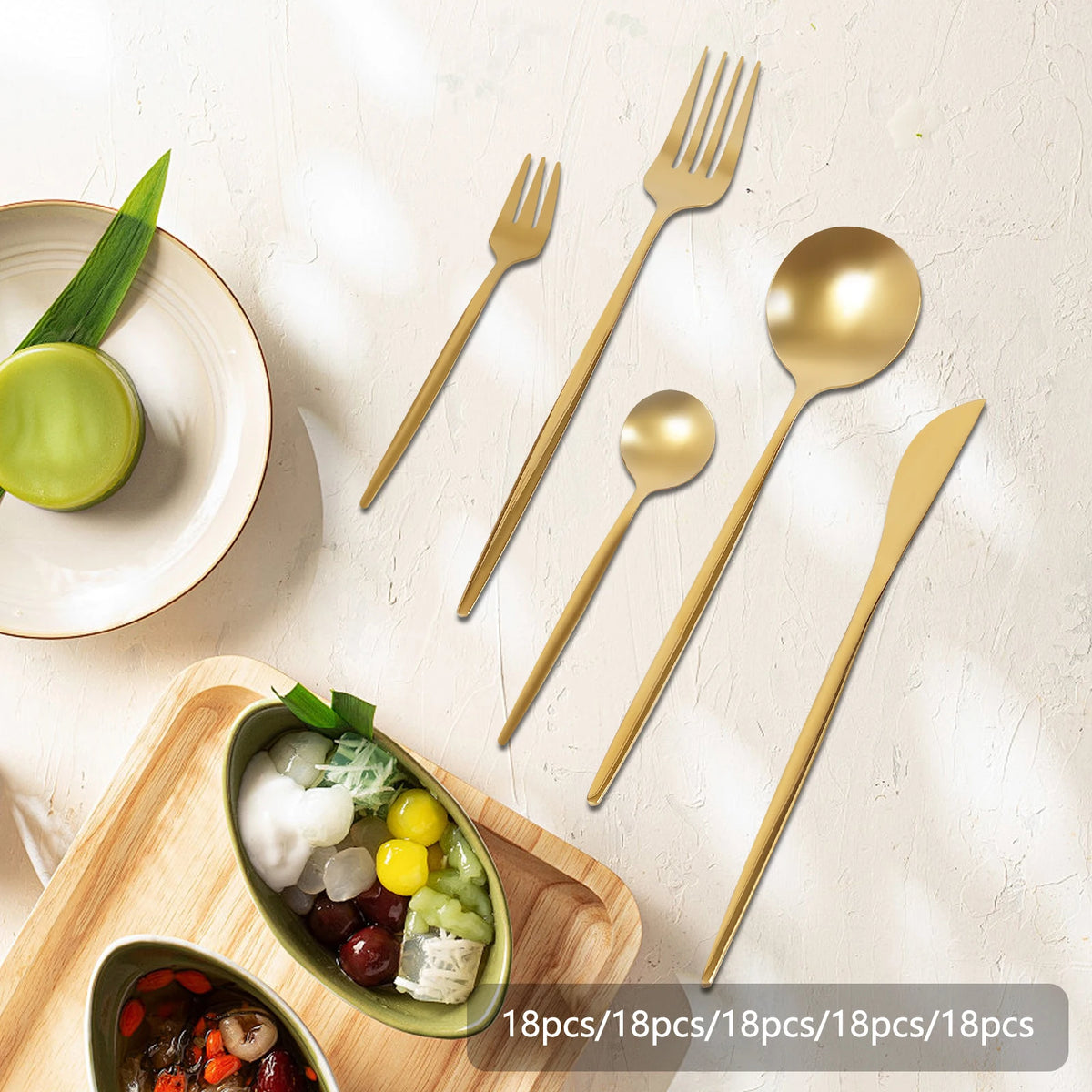 Stainless Steel Flatware Set For Home Dining And Entertaining