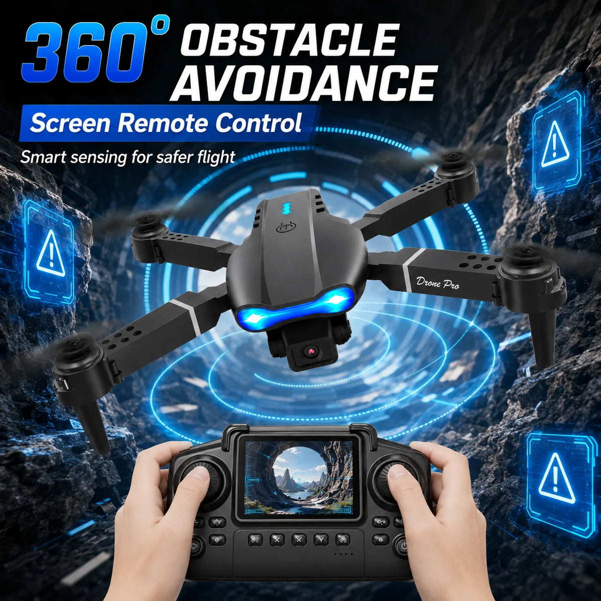 Znlyrion RC Drone With 4K Dual Camera And Intelligent Flight