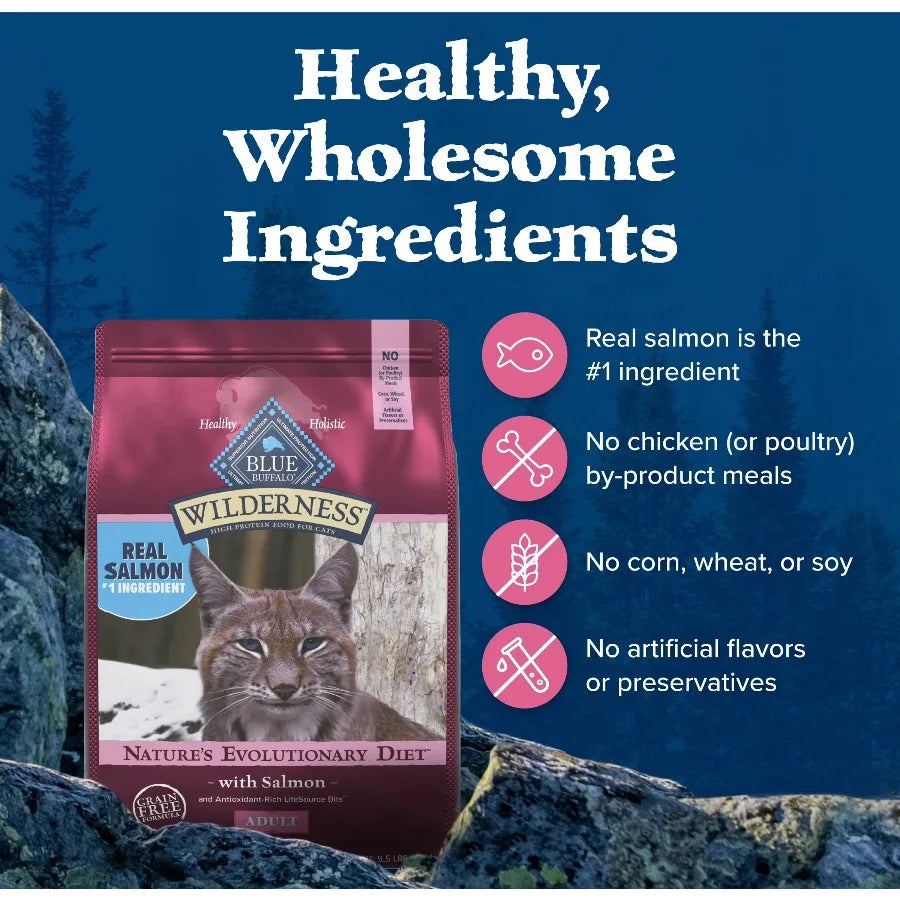 Blue Buffalo Wilderness High Protein Dry Adult Cat Food