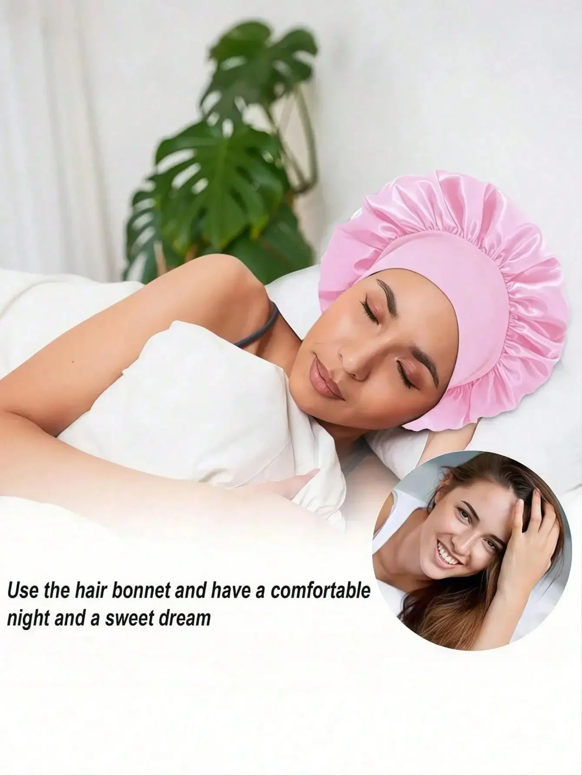 Premium Unisex Cotton Blend Sleep Cap For Hair Protection