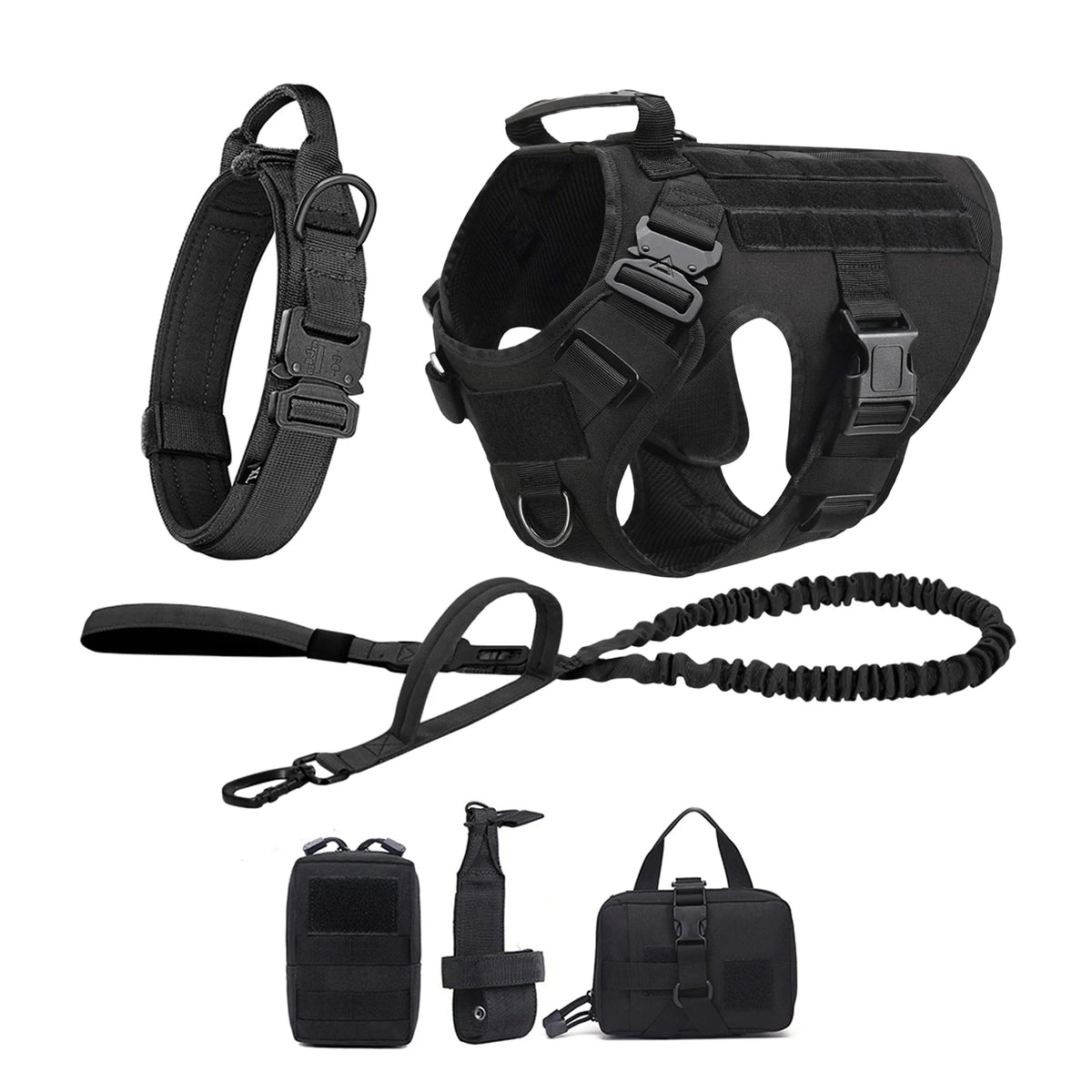 Petravel Tactical Dog Harness With Padded Quick Release Design