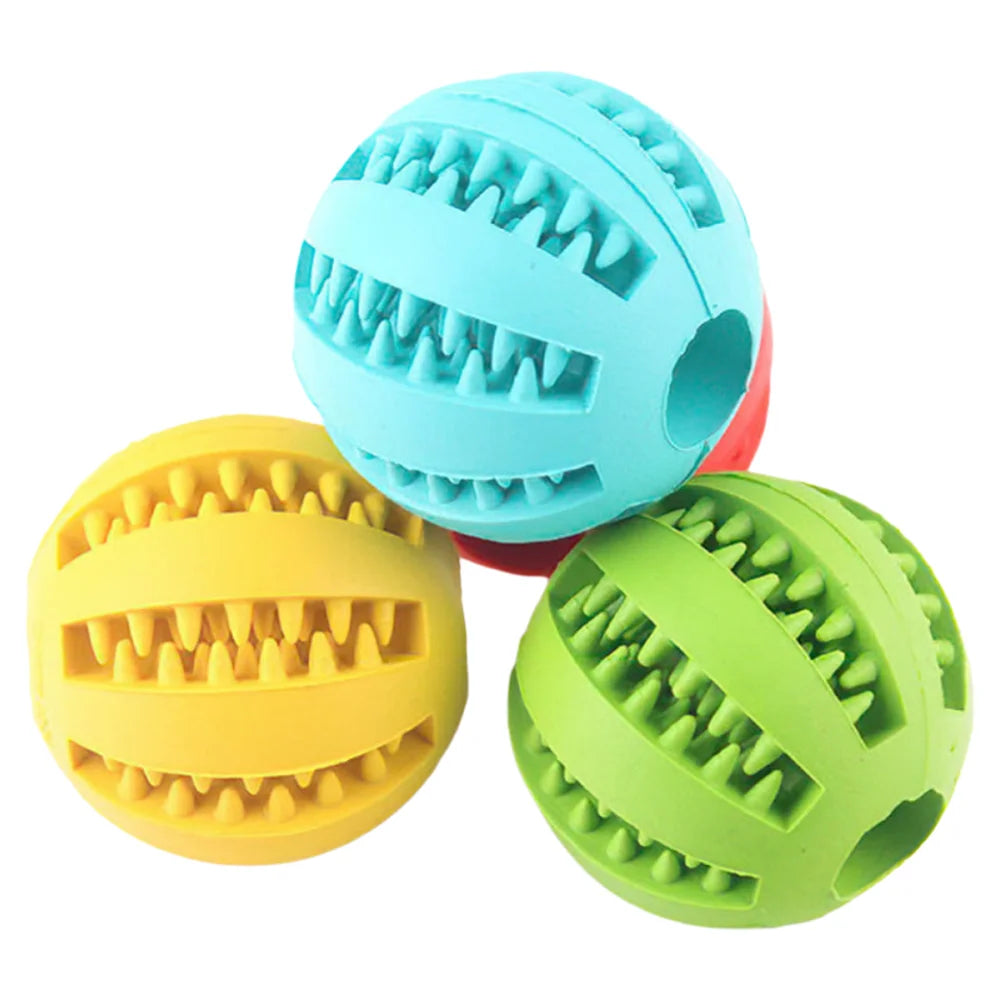 Premium Rubber Dog Chew Toy Ball For Teething And Training