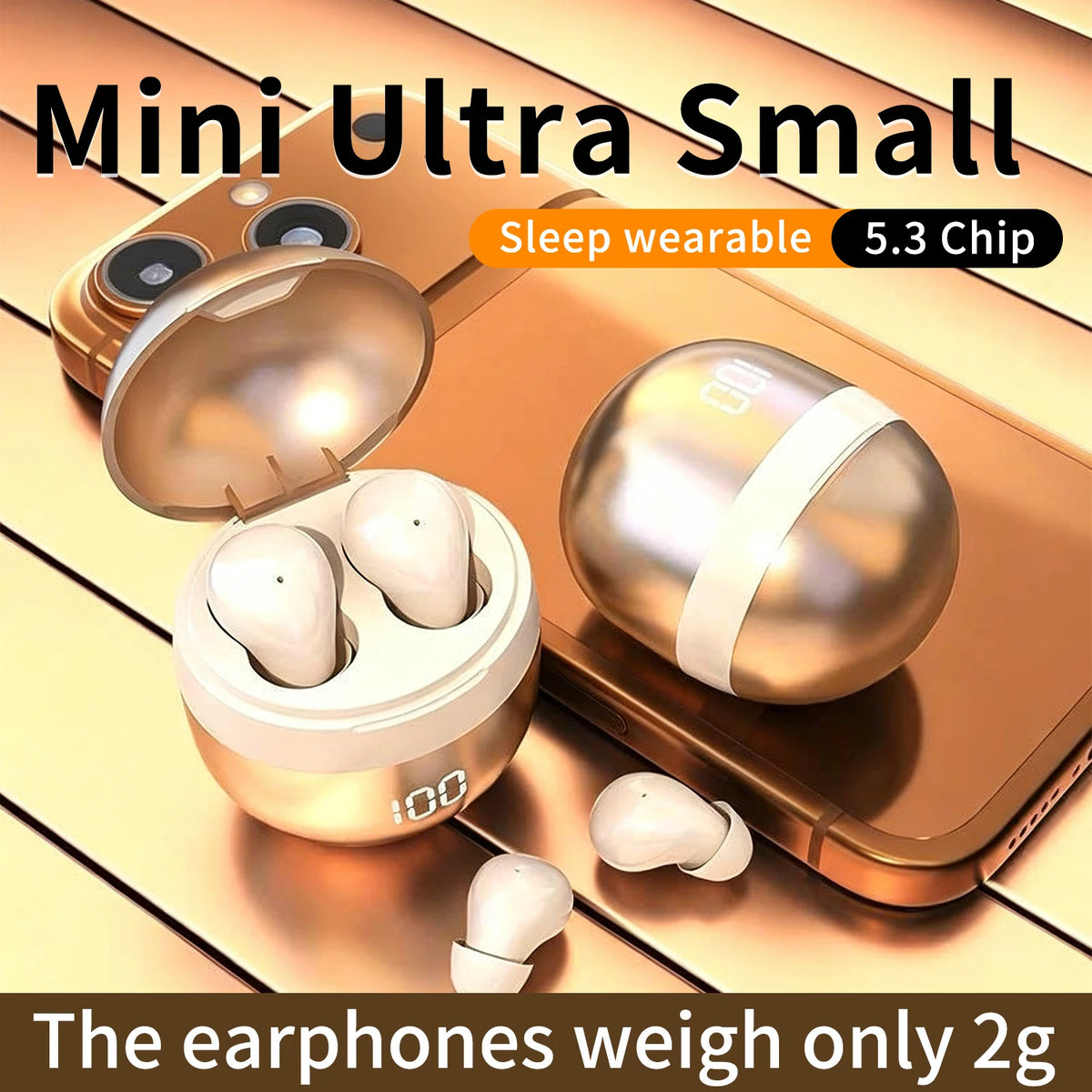 SHUKE Wireless Bluetooth Earbuds with Active Noise Cancellation