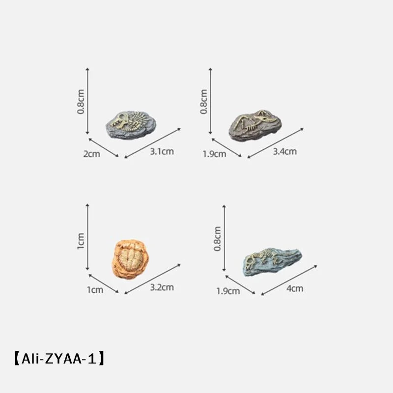 Dinosaur Fossil Resin Ornaments For Desktop Micro Landscape Decor