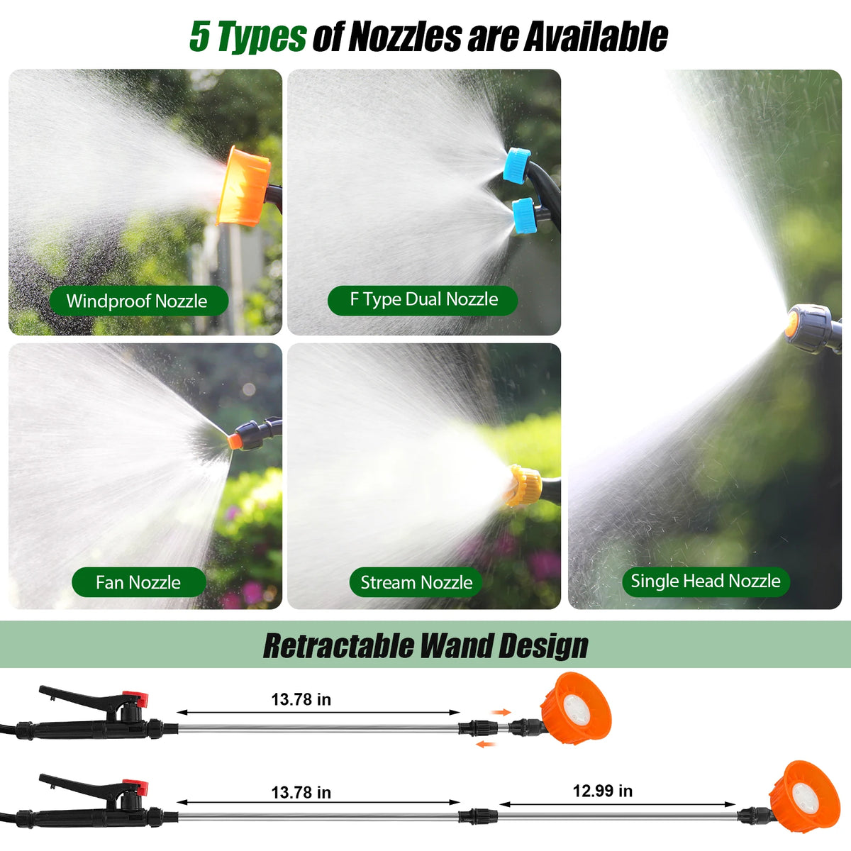 Professional Electric Garden Backpack Sprayer For Yard Maintenance