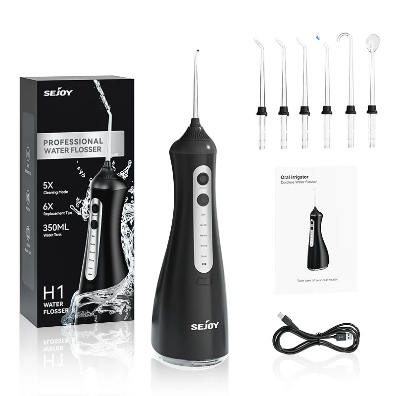 Sejoy Cordless Water Flosser With Multiple Modes For Oral Care