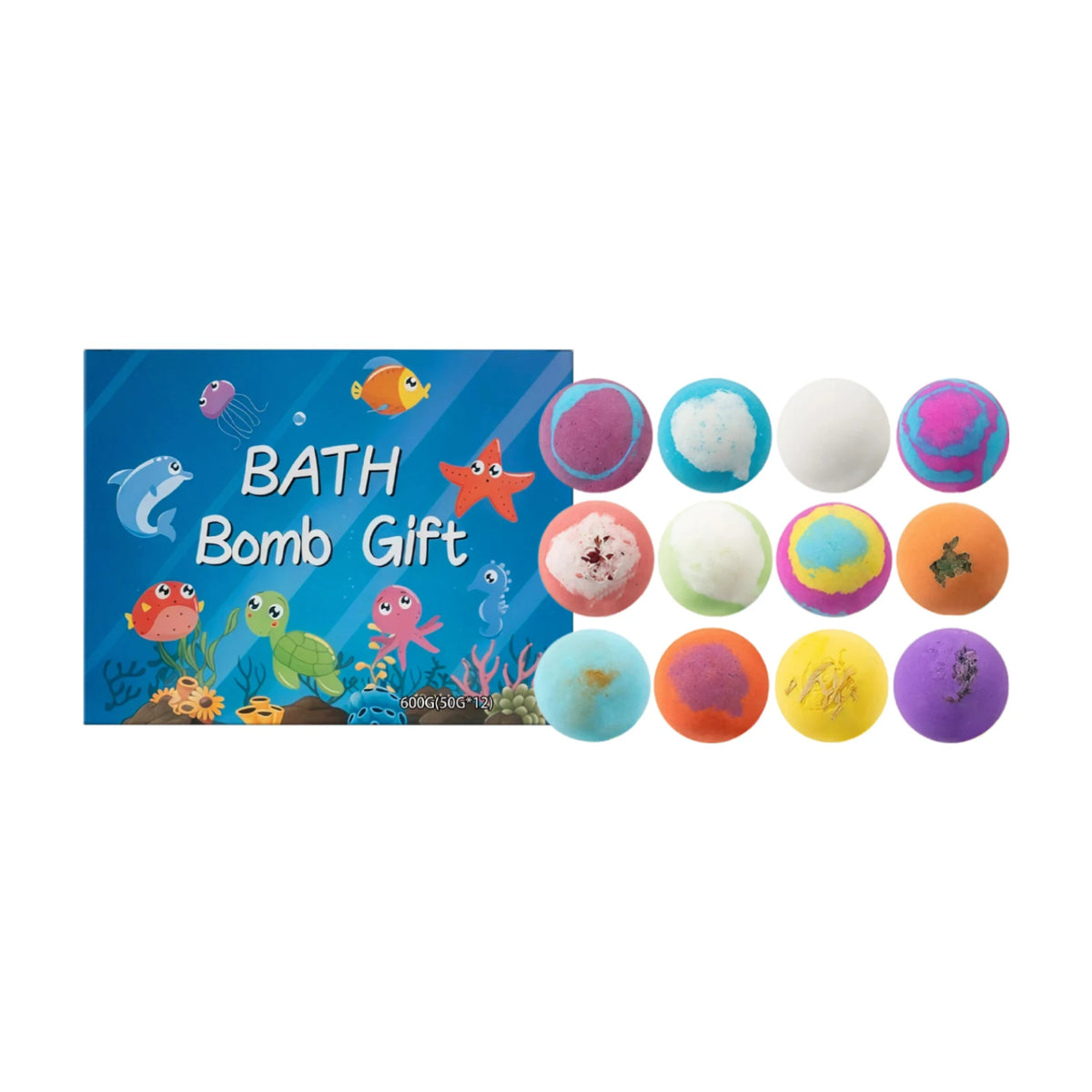 Natural Plant Bath Bombs for Gentle Skin Cleansing and Moisturizing