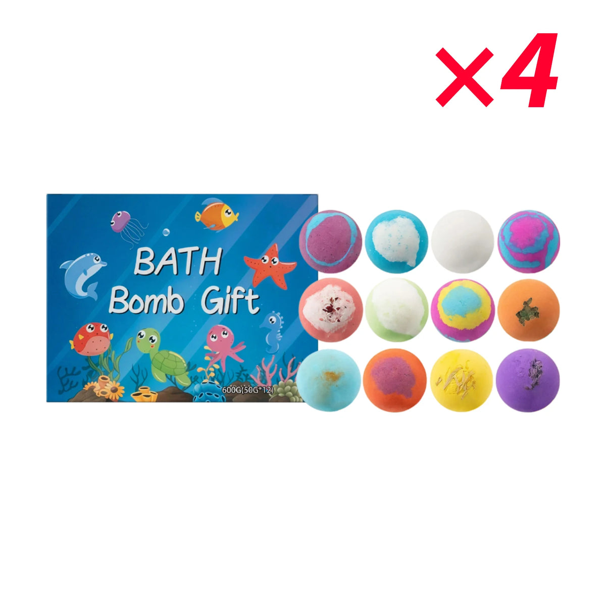 Natural Plant Bath Bombs for Gentle Skin Cleansing and Moisturizing