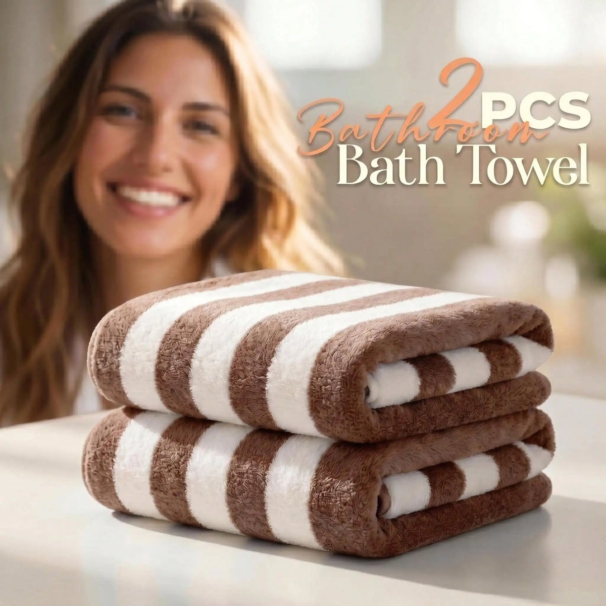 Soft Fluffy Quick Drying Bath Towel for Home and Travel