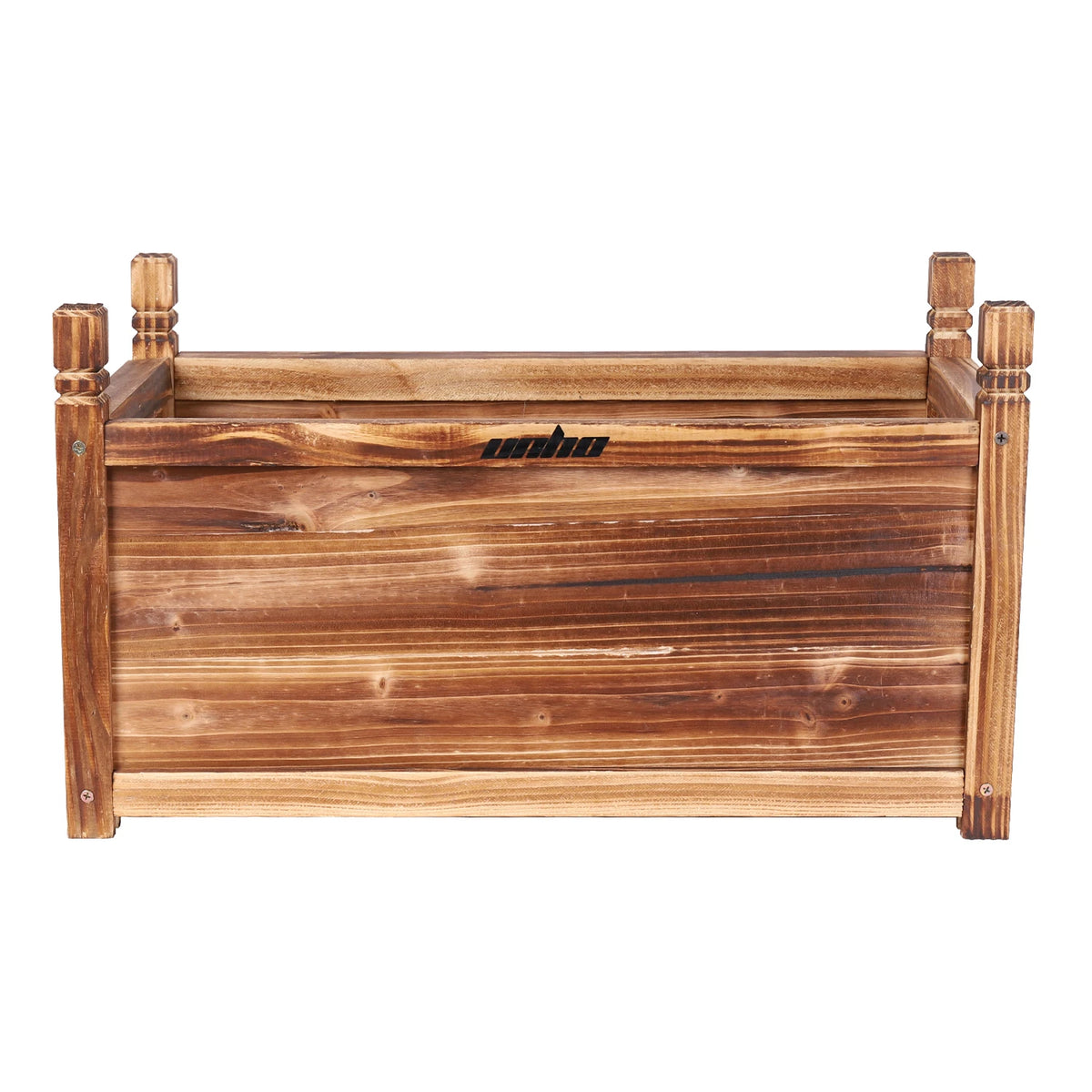 Wooden Window Planter Box For Outdoor Flower And Vegetable Gardening