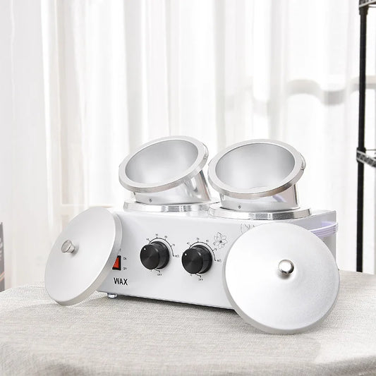 Dual Pot Wax Heater Kit For Professional Salon Hair Removal