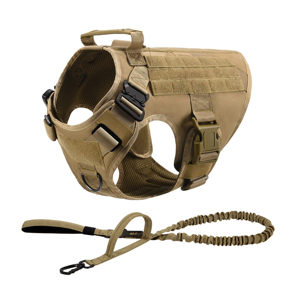Petravel Tactical Dog Harness With Padded Quick Release Design