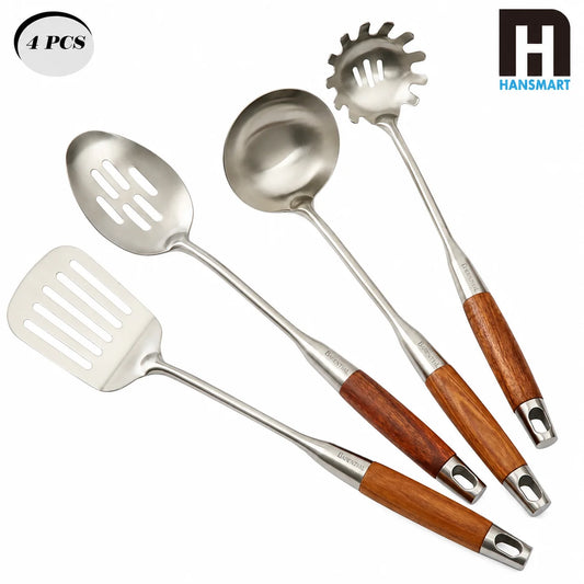 Barenthal Four Piece Stainless Steel Kitchen Utensil Set For Cooking