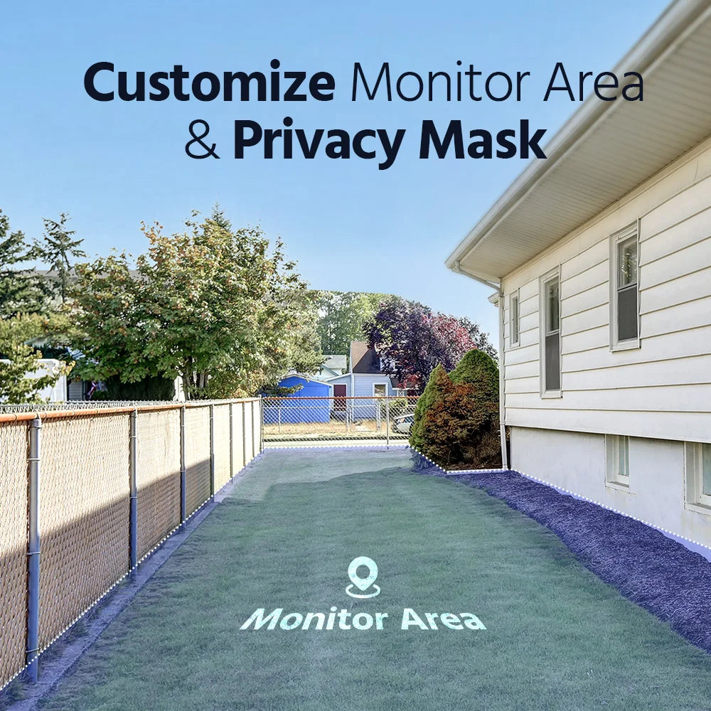 ANNKE 4MP Solar Wireless Security Camera Kit With Touchscreen Monitoring