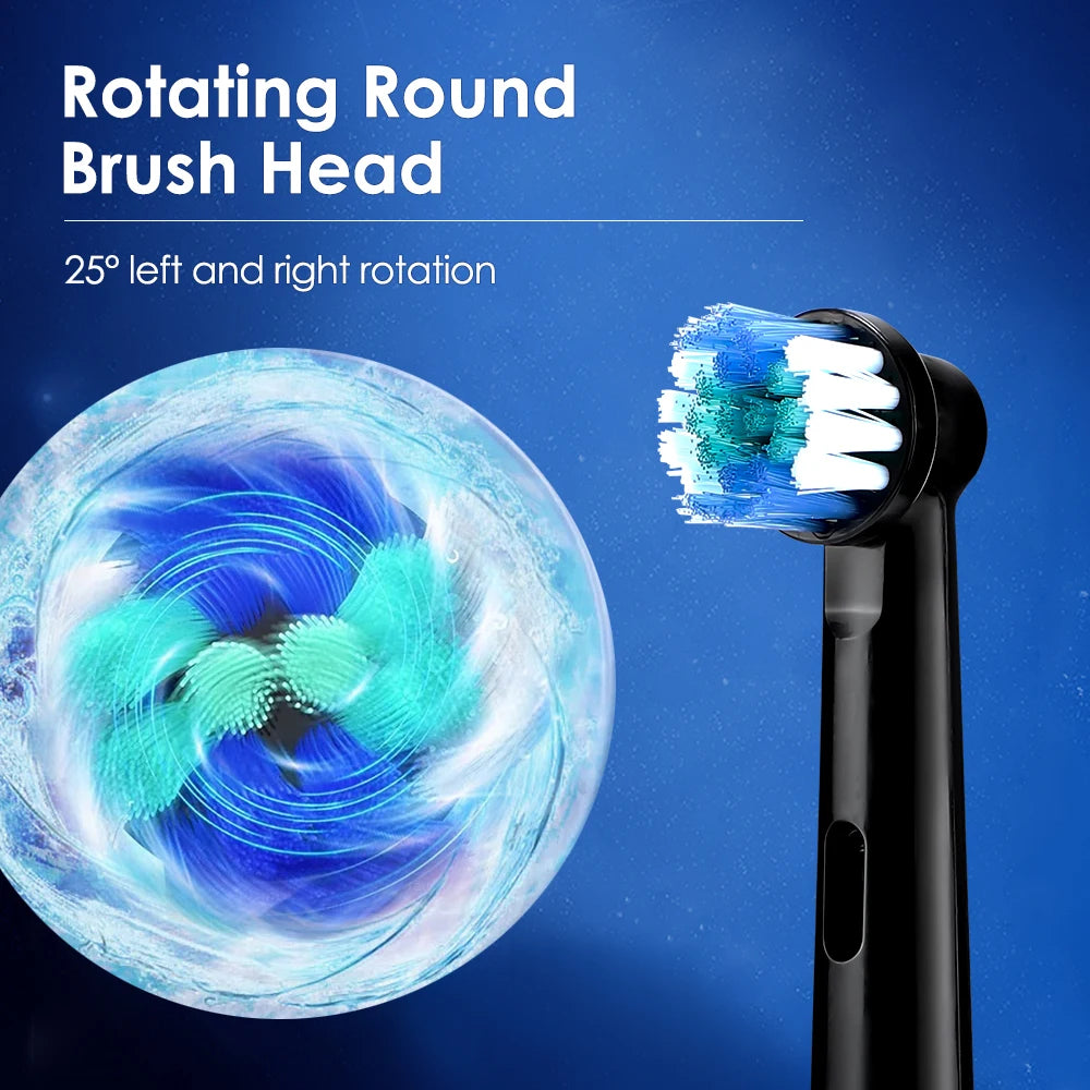 AFDEAL Rechargeable Rotating Electric Toothbrush With Multiple Cleaning Modes