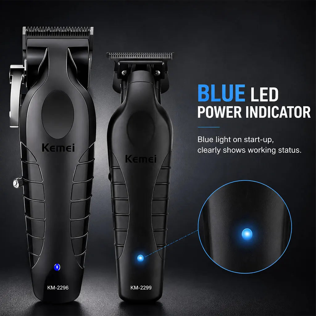 Kemei Professional Hair Clipper Trimmer And Shaver Set