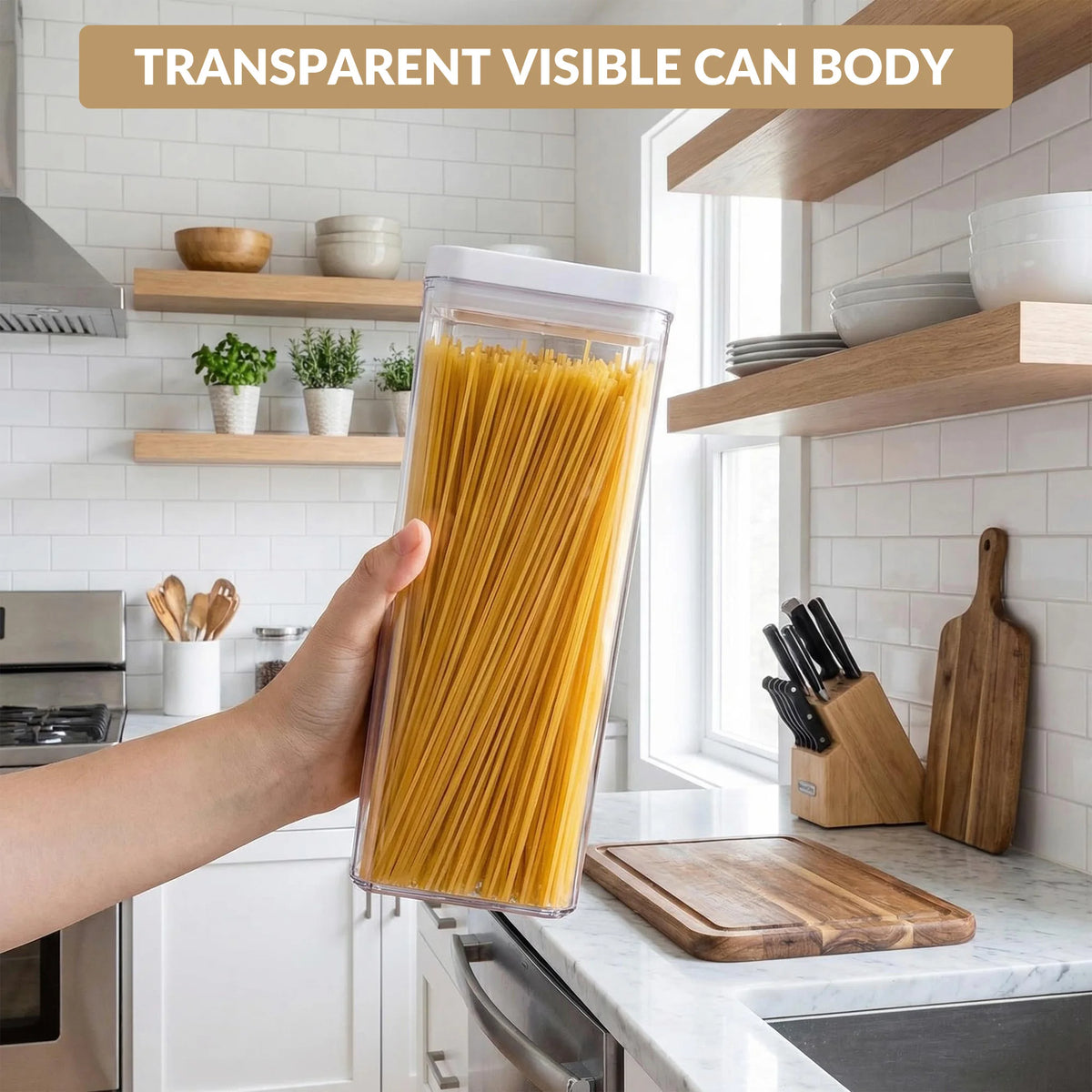 Kitchen Airtight Food Storage Containers With Flip Lids
