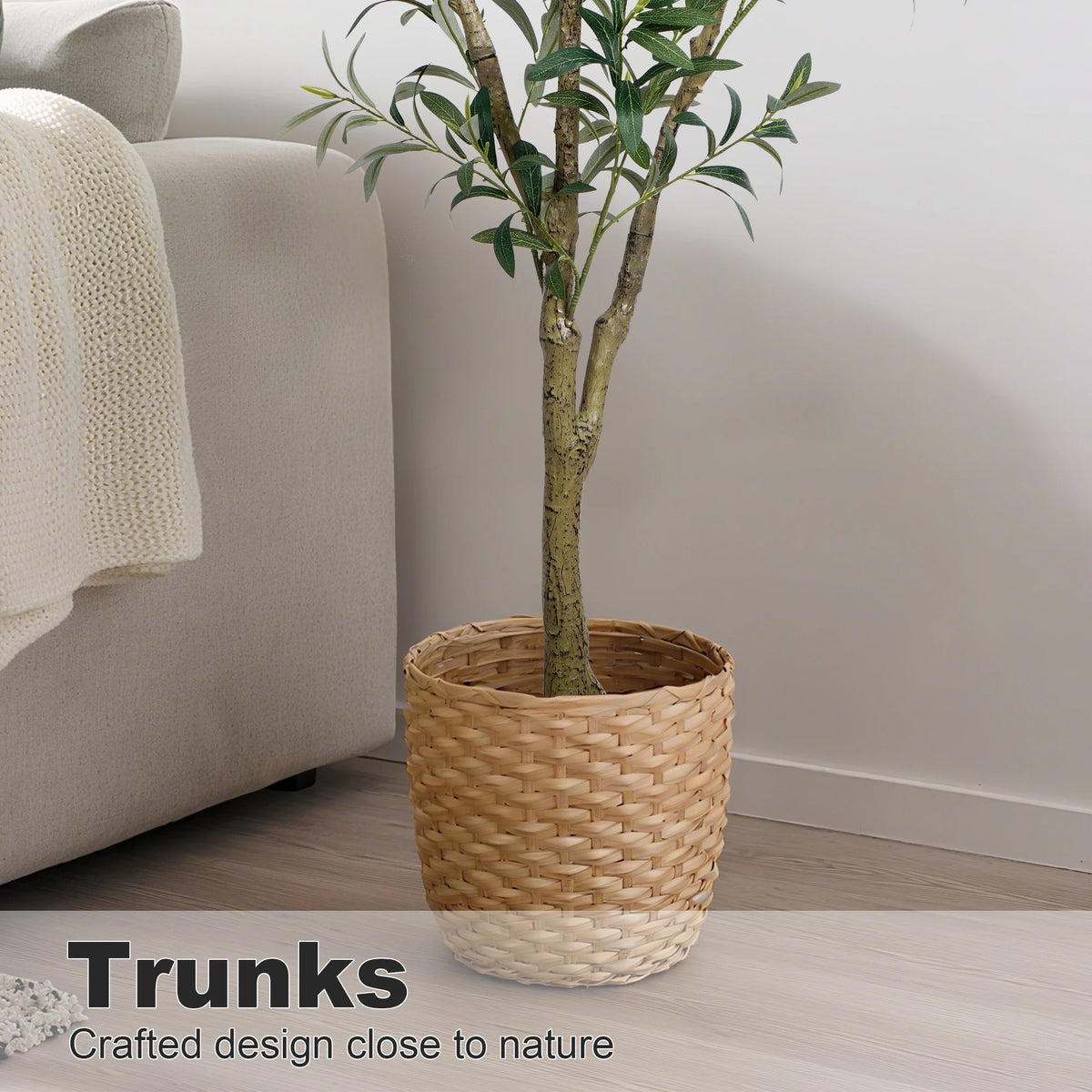 Olitree Artificial Olive Tree With Lifelike Leaves For Home Decor