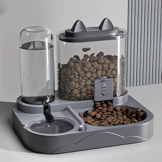 Large Capacity Pet Feeder And Water Dispenser For Pets