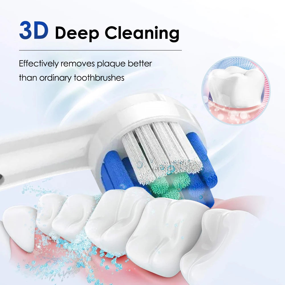 AFDEAL Rechargeable Rotating Electric Toothbrush With Multiple Cleaning Modes
