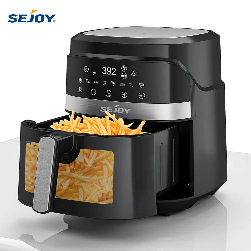 Sejoy Premium Air Fryer Featuring Ceramic Coating And Precise Heating