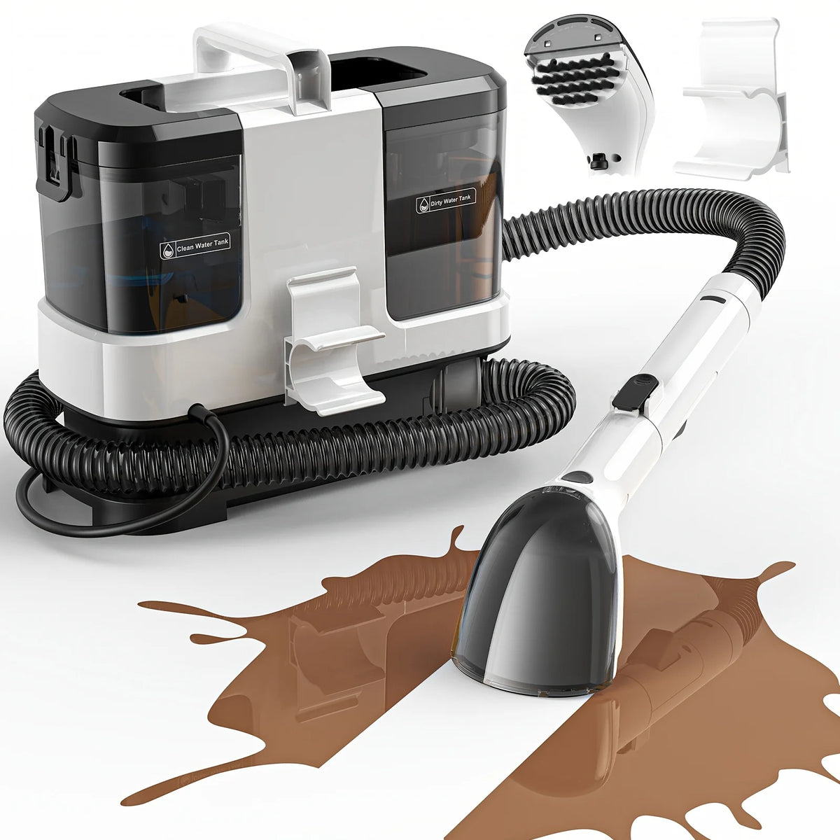 Lubluelu V2 Portable Carpet And Upholstery Vacuum Spot Cleaner