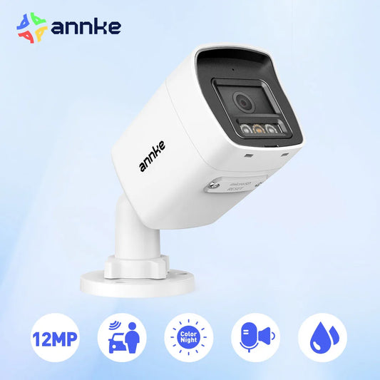 Annke C1200 12MP PoE Outdoor Security Camera Color Night Vision