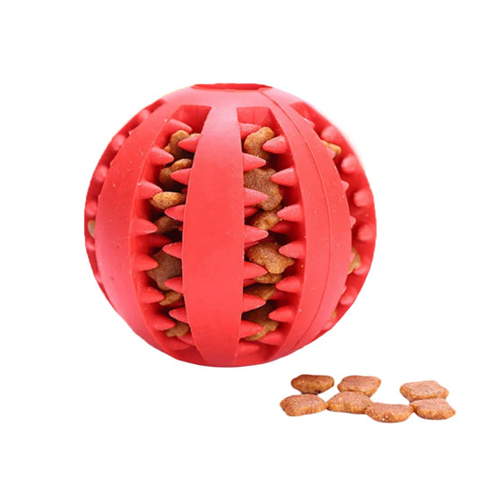 Premium Rubber Dog Chew Toy Ball For Teething And Training