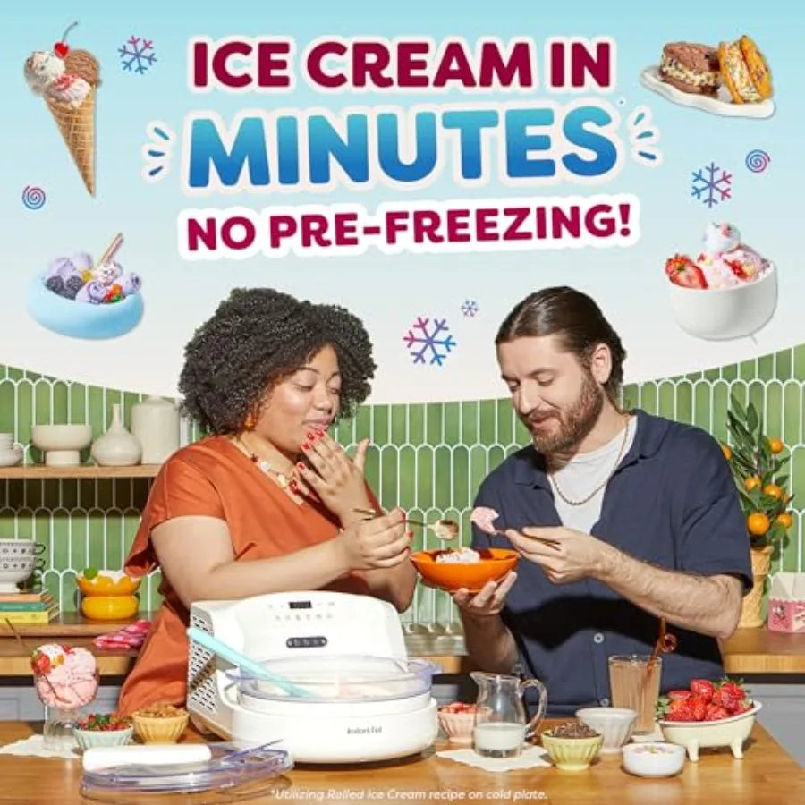 Abay Pre Freeze Compressor Ice Cream Maker For Home
