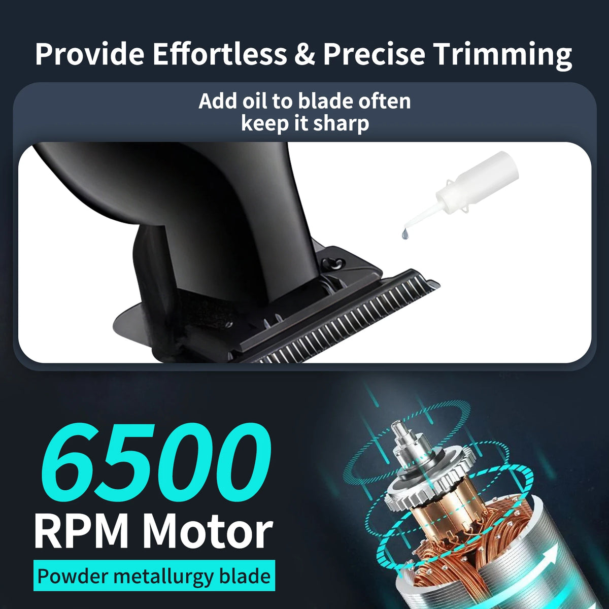 Kemei Professional Hair Clipper Trimmer And Shaver Set