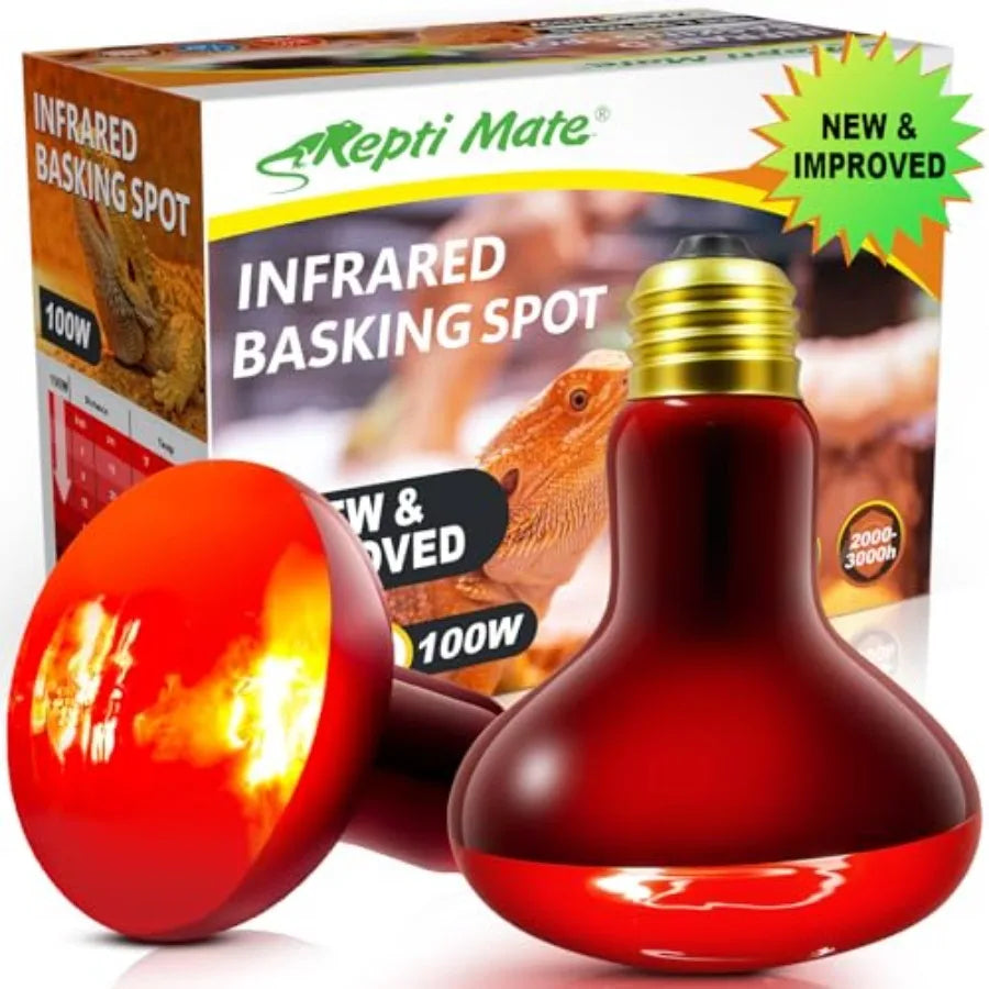 Infrared Heat Lamp Bulbs for Reptiles Poultry and Brooders