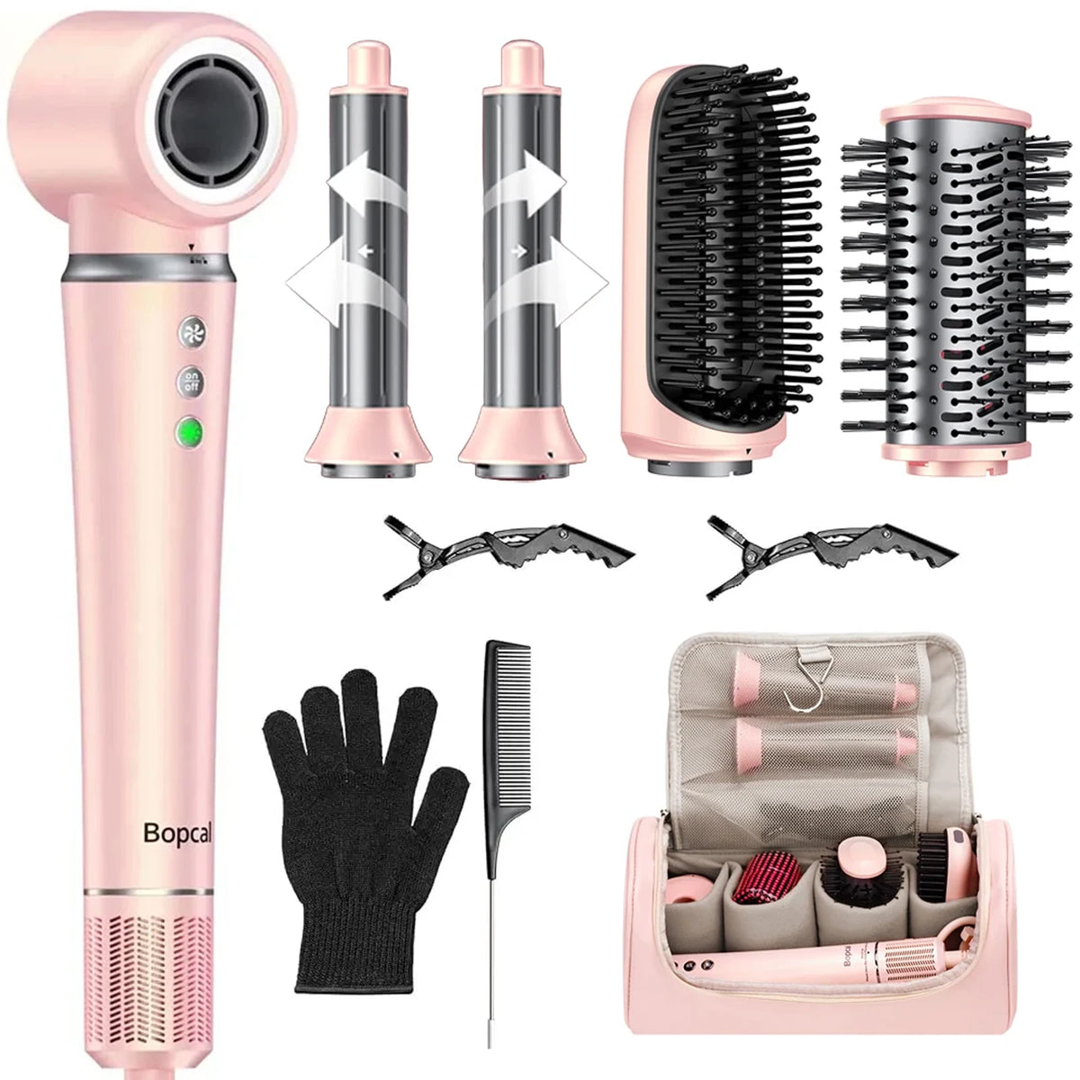 BOPCAL Five In One Air Wrap Multi Styler Dryer Brush
