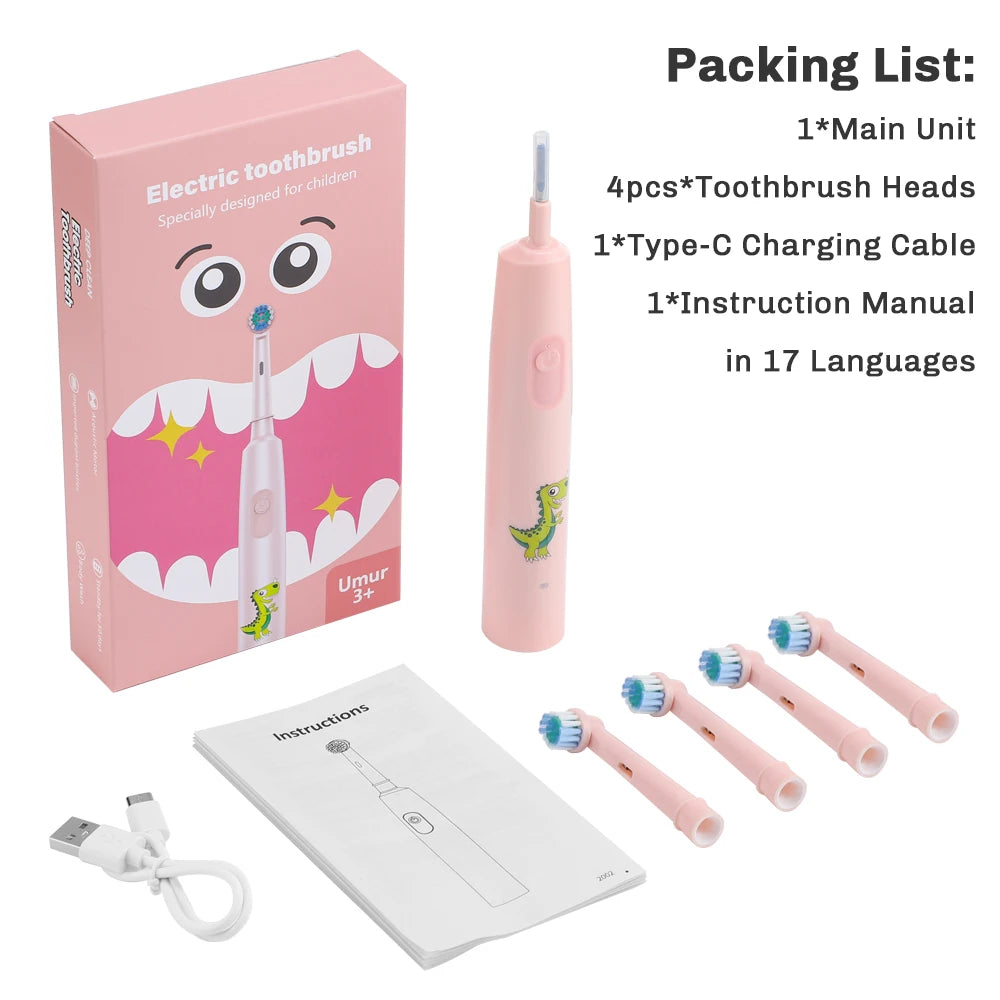 AFDEAL Rechargeable Rotating Electric Toothbrush With Multiple Cleaning Modes