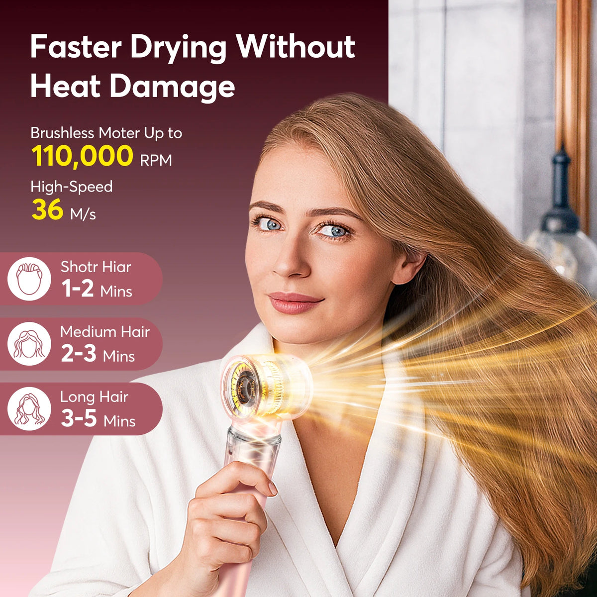 BOPCAL Five In One Air Wrap Multi Styler Dryer Brush