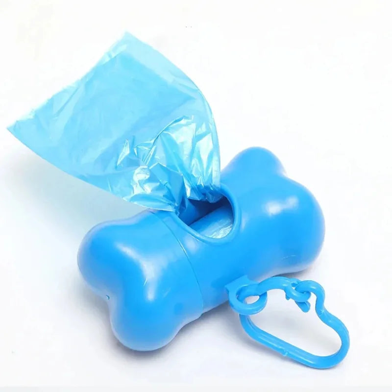 Bone Shaped Dog Waste Bag Dispenser Holder Travel Carrier