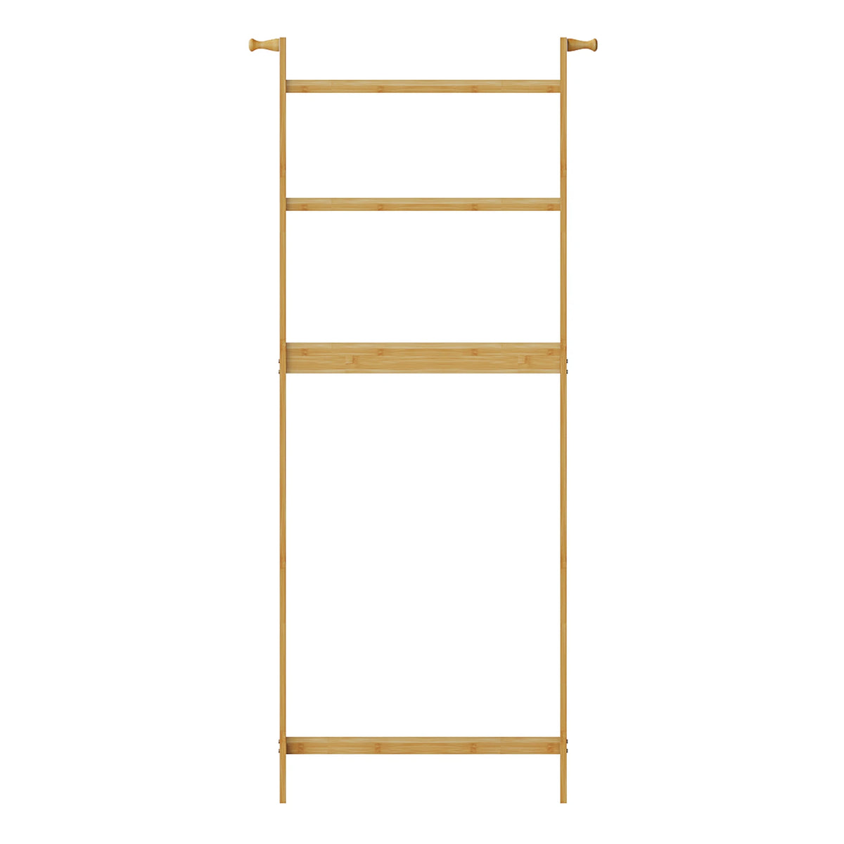 Bamboo Over Toilet Storage Shelf Organizer for Bathroom and Laundry Room