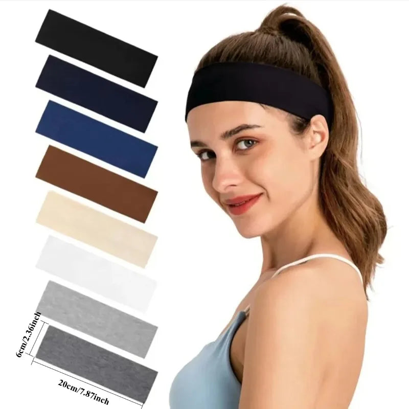 Elastic Sports Headbands For Women And Men Hair Accessories