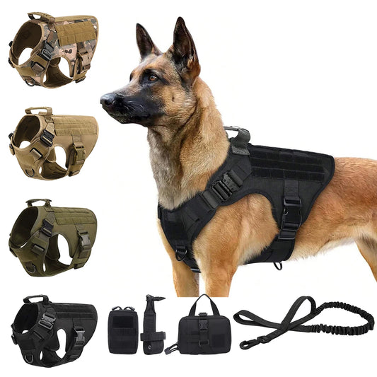 Petravel Tactical Dog Harness With Padded Quick Release Design