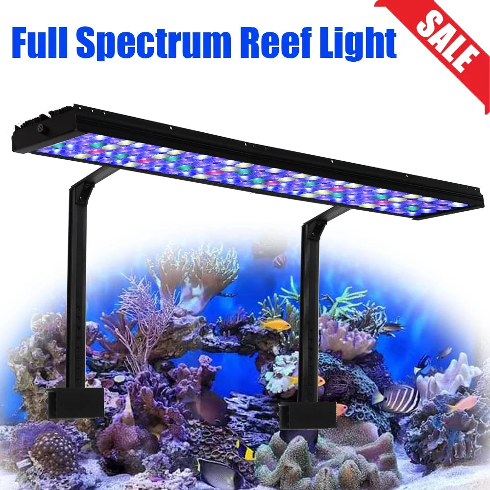 PopBloom Full Spectrum Programmable Marine Aquarium LED Reef Lighting