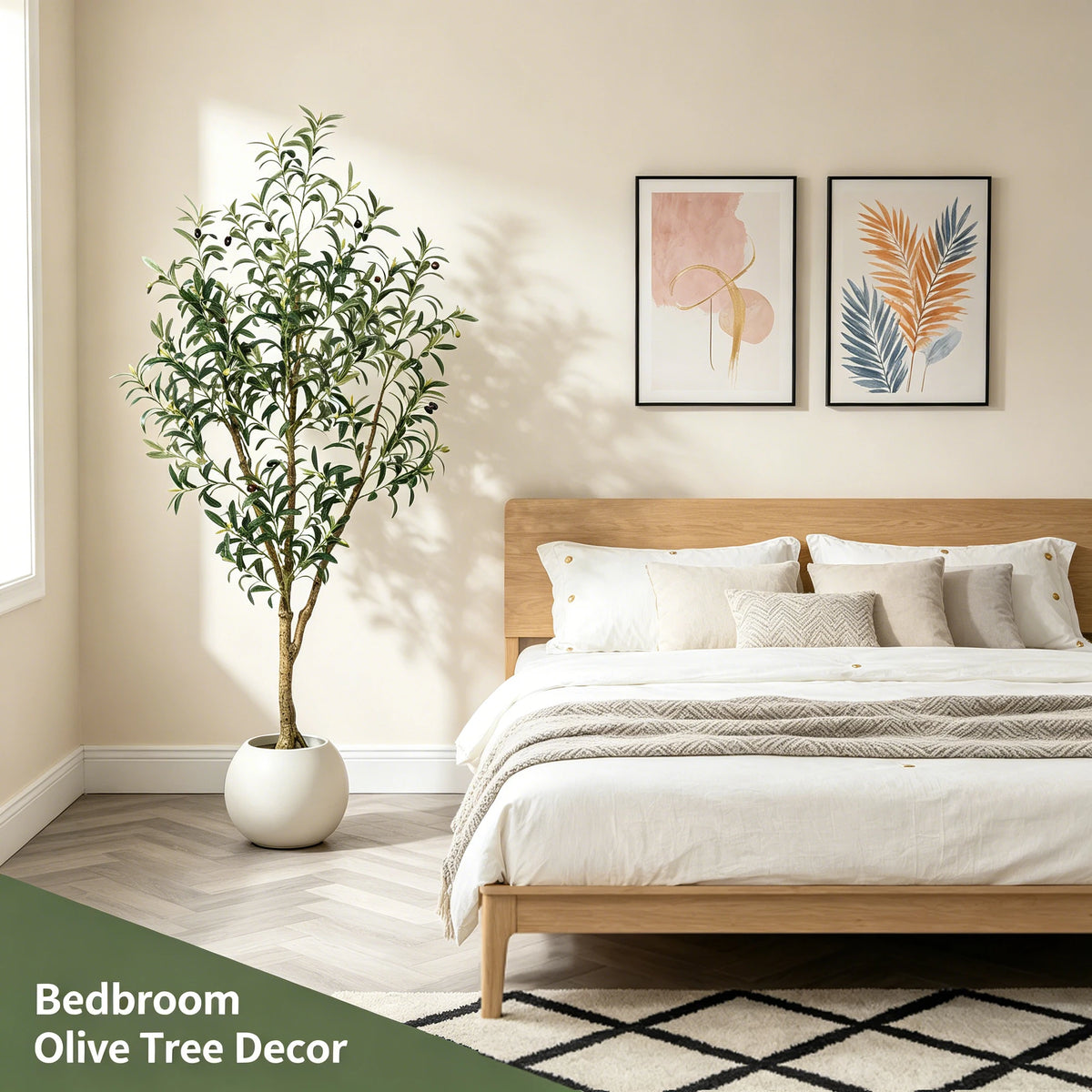 Olitree Artificial Olive Tree With Lifelike Leaves For Home Decor