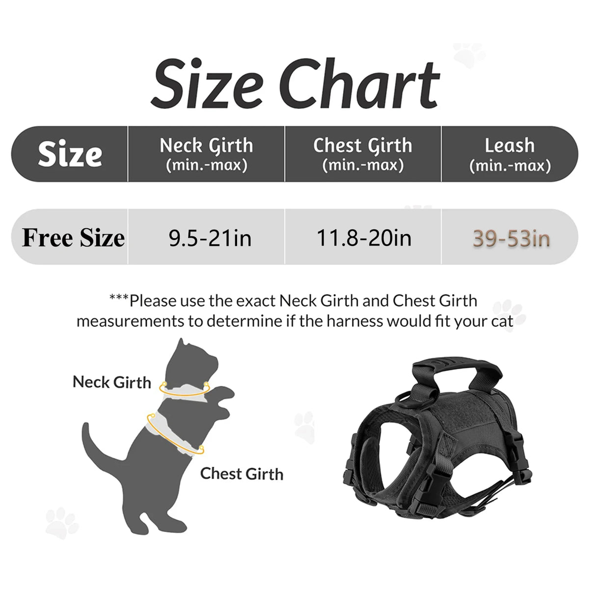 Petravel Adjustable Harness And Leash Set For Dogs And Cats