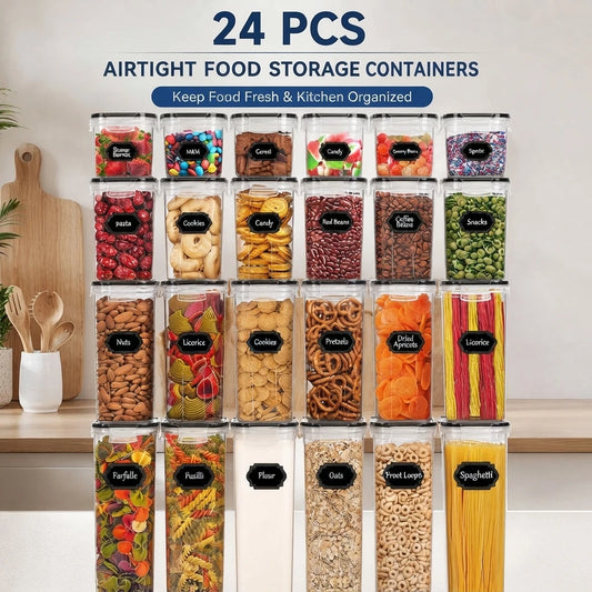 Ahtoska Airtight Food Storage Containers Set With Lids