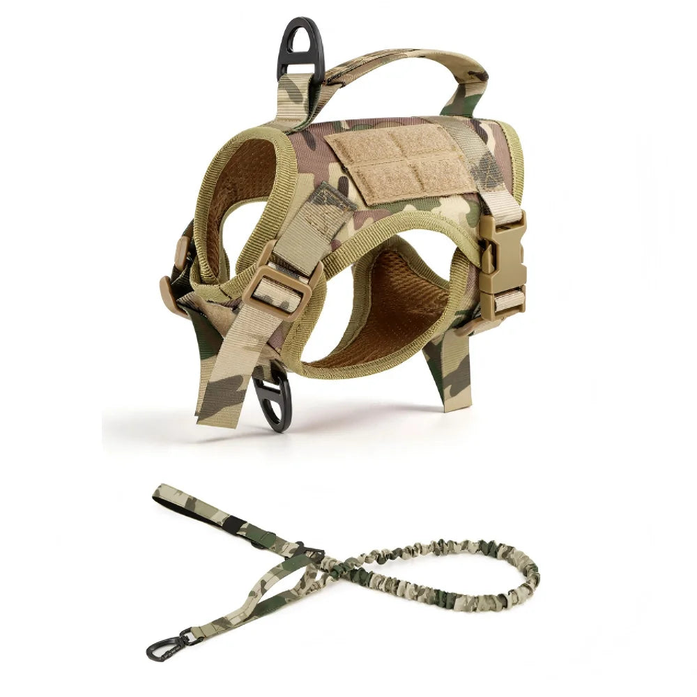 Petravel Tactical Cat Harness and Leash Set with Padded Handle