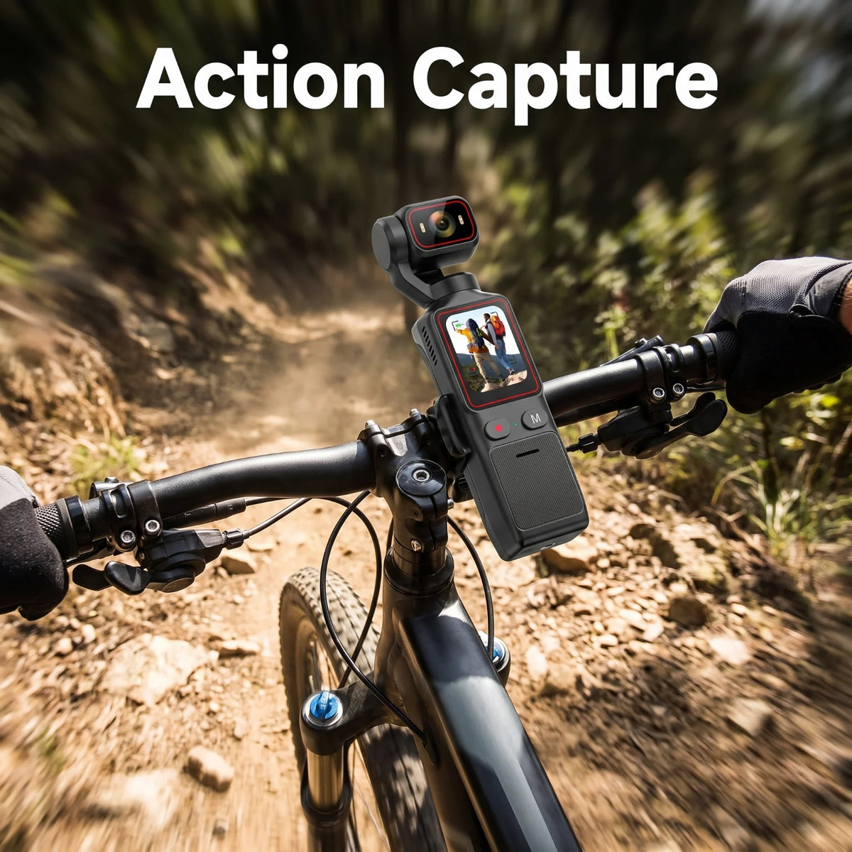 Portable Pocket Gimbal Camera With 3 Axis Anti Shake Stabilization