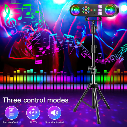 UKing Sound Remote Control Magic Ball Stage Light For Parties