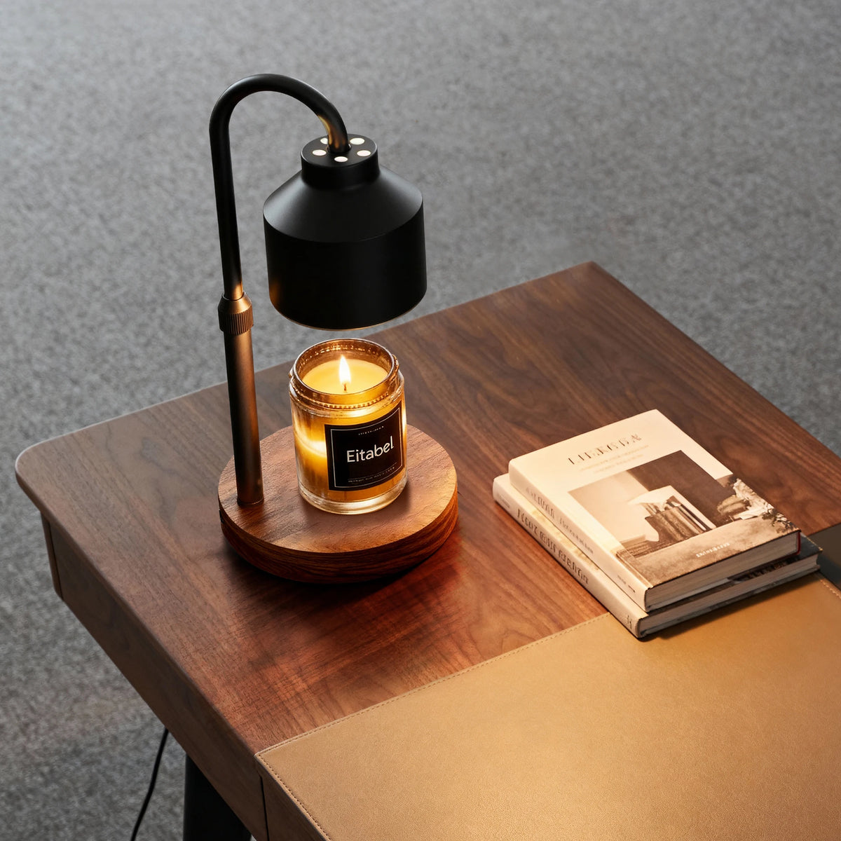 Electric Candle Warmer Lamp With Timer And Adjustable Height
