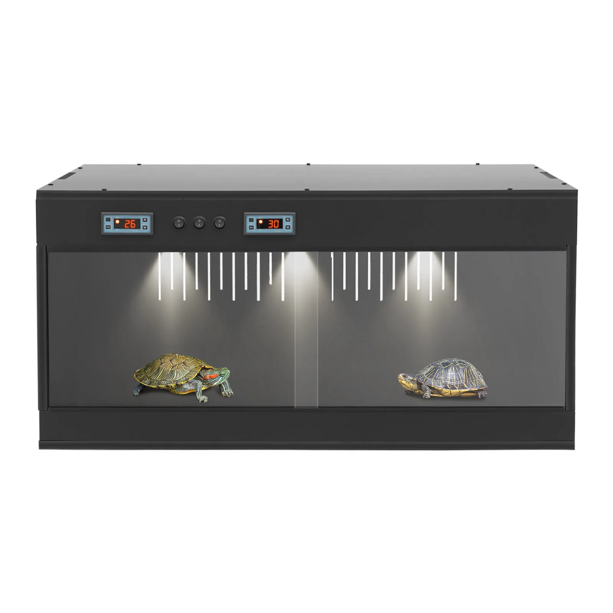 Reptile Lounge Habitat Enclosure With Dual Temperature Control