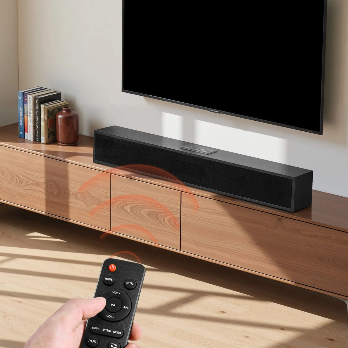 Wireless Soundbar With Bluetooth And Aux For Smart TV