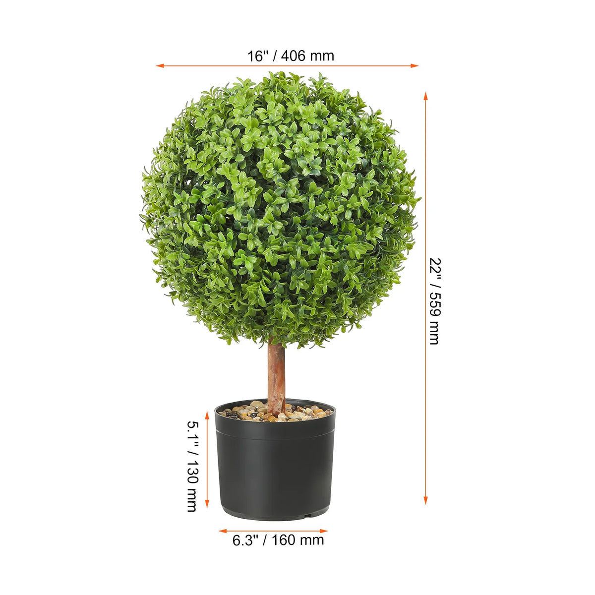 Artificial Spiral Boxwood Tower Topiary Tree For Outdoor Garden Decor